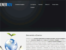 Tablet Screenshot of enernov.com
